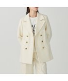 【グレース コンチネンタル/GRACE CONTINENTAL】のサイドスリットPコート 人気、トレンドファッション・服の通販 founy(ファニー) ファッション Fashion レディースファッション WOMEN アウター Coat Outerwear コート Coats ジャケット Jackets Pコート Pea Coats NEW・新作・新着・新入荷 New Arrivals A/W・秋冬 Aw・Autumn/Winter・Fw・Fall-Winter S/S・春夏 Ss・Spring/Summer シンプル Simple ジャケット Jacket スリット Slit ミドル Middle メタル Metal 冬 Winter 夏 Summer 定番 Standard thumbnail ホワイト|ID: prp329100004232184 ipo3291000000029330611