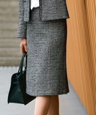 【23区/NIJYUSANKU】の【セットアップ対応】シャインツイードストレッチ スカート ブラックミックス|ID: prp329100004232188 ipo3291000000031988607