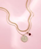 【23区/NIJYUSANKU】のカラーストーン コイン ネックレス ルビーカラー|ID: prp329100004232206 ipo3291000000032658858