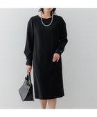 【23区/NIJYUSANKU】の【セットアップ対応】トリアセダブルジョーゼット スリットシフォンスリーブ ワンピース ブラック系|ID: prp329100004232211 ipo3291000000031988399