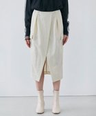 【ベイジ,/BEIGE,】の【洗える】ACANTHUS / カーゴディティールコクーンタックスカート Ecru|ID:prp329100004232234