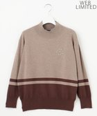 【23区 ゴルフ/NIJYUSANKU GOLF】の【WOMEN/EC限定】カラーブロック モックニット ベージュ系|ID: prp329100004232279 ipo3291000000029440997