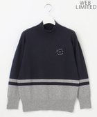 【23区 ゴルフ/NIJYUSANKU GOLF】の【WOMEN/EC限定】カラーブロック モックニット ネイビー系|ID: prp329100004232279 ipo3291000000029441000