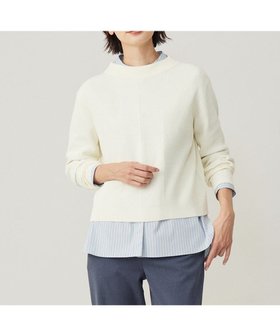 【ジェイ プレス/J.PRESS】の【洗える】CLEAR COTTON BLEND ボトルネック ニット 人気、トレンドファッション・服の通販 founy(ファニー) ファッション Fashion レディースファッション WOMEN トップス・カットソー Tops/Tshirt ニット Knit Tops NEW・新作・新着・新入荷 New Arrivals A/W・秋冬 Aw・Autumn/Winter・Fw・Fall-Winter セーター Sweater バランス Balance フレア Flare ボトルネック Bottleneck ワイド Wide 冬 Winter 洗える Washable 畦 Ridge |ID:prp329100004232285