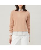 【ジェイ プレス/J.PRESS】の【洗える】CLEAR COTTON BLEND ボトルネック ニット ピンク系|ID: prp329100004232285 ipo3291000000032686495