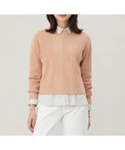 【ジェイ プレス/J.PRESS】の【洗える】CLEAR COTTON BLEND ボトルネック ニット ピンク系|ID: prp329100004232285 ipo3291000000035913185