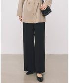 【自由区/JIYU-KU】の【カタログ掲載・セットアップ対応・洗える】トリアセダブルクロス ワイドパンツ ブラック|ID: prp329100004232302 ipo3291000000032453215