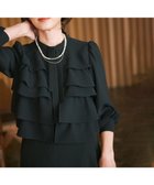 【組曲/KUMIKYOKU】の【KUMIKYOKU NAVY】コンフォータブルドレープ フリルブラウス 人気、トレンドファッション・服の通販 founy(ファニー) ファッション Fashion レディースファッション Fashion for Women トップス・カットソー Cut & Sew Tops シャツ・ブラウス・オフィスカジュアル Elegant Blouses & Button-Ups オケージョン Occasion Wear コレクション Collection, Seasonal Line ジャケット Jacket, Outerwear セットアップ Set-Up, Coordinated Outfit ドレス Dress, One-Piece 人気 Popular, Best Seller フォルム Silhouette, Form フォーマル Formal, Dressy フリル Frill, Ruffle フレア Flare, Flared A/W・秋冬 Autumn/Winter 2022年 2022 S/S・春夏 SS, Spring/Summer, Warm Season 2022-2023秋冬・A/W Autumn/Winter 2022–23 AW22–23 夏 Summer エレガント 上品 Elegant セレモニー Ceremony 入学式 Entrance Ceremony 卒業式 Graduation Ceremony 結婚式 Wedding thumbnail ネイビー系|ID: prp329100004233327 ipo3291000000033194245