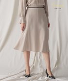 【ベイジ,/BEIGE,】の【洗える】CINDY / フレアスカート Sand × Black|ID:prp329100004233335