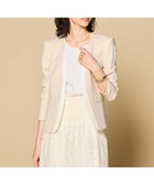 【ベイジ,/BEIGE,】のCINDY / ダブルカラージャケット Sheer Orange×White|ID:prp329100004233338