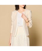 【ベイジ,/BEIGE,】のCINDY / ダブルカラージャケット Sheer Orange×White|ID: prp329100004233338 ipo3291000000031916040