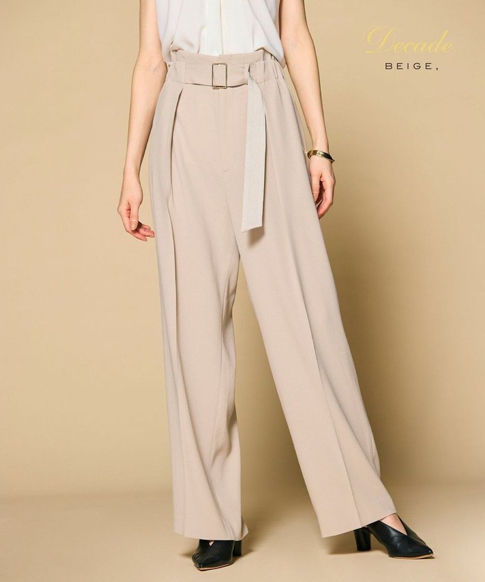 【ベイジ,/BEIGE,】の【洗える・クロワッサン掲載】CINDY / ワイドパンツ インテリア・キッズ・メンズ・レディースファッション・服の通販 founy(ファニー) https://founy.com/ ファッション Fashion レディースファッション WOMEN パンツ Pants ウォッシャブル Washable 洗える Washable サテン Satin ジャケット Jacket ストレッチ Stretch スーツ Suit セットアップ Set Up トリミング Trimming 定番 Standard フロント Front ベーシック Basic ポケット Pocket ワイド Wide A/W・秋冬 Aw・Autumn/Winter・Fw・Fall-Winter S/S・春夏 Ss・Spring/Summer 再入荷 Restock/Back In Stock/Re Arrival おすすめ Recommend 夏 Summer エレガント 上品 Elegant セレモニー Ceremony ビジネス 仕事 通勤 Business |ID: prp329100004233341 ipo3291000000031080212