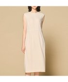 【ベイジ,/BEIGE,】のCINDY / クルーネックドレス Sheer Orange × White|ID:prp329100004233342