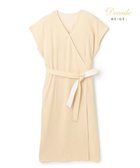 【ベイジ,/BEIGE,】の【洗える】CINDY / ラップワンピース Seer Orange × White|ID:prp329100004233343