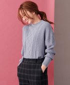 【エニィ スィス/any SiS】の【洗える】スフレハイネックケーブル ニット 人気、トレンドファッション・服の通販 founy(ファニー) ファッション Fashion レディースファッション WOMEN トップス・カットソー Tops/Tshirt ニット Knit Tops A/W・秋冬 Aw・Autumn/Winter・Fw・Fall-Winter アクリル Acrylic インナー Inner セーター Sweater リラックス Relax 再入荷 Restock/Back In Stock/Re Arrival 洗える Washable 畦 Ridge thumbnail ライトブルー|ID: prp329100004234534 ipo3291000000029350036