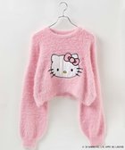 【ウィゴー/WEGO】の【サンリオ】HELLOKITTYコラボシャギーニット ピンク|ID:prp329100004236147