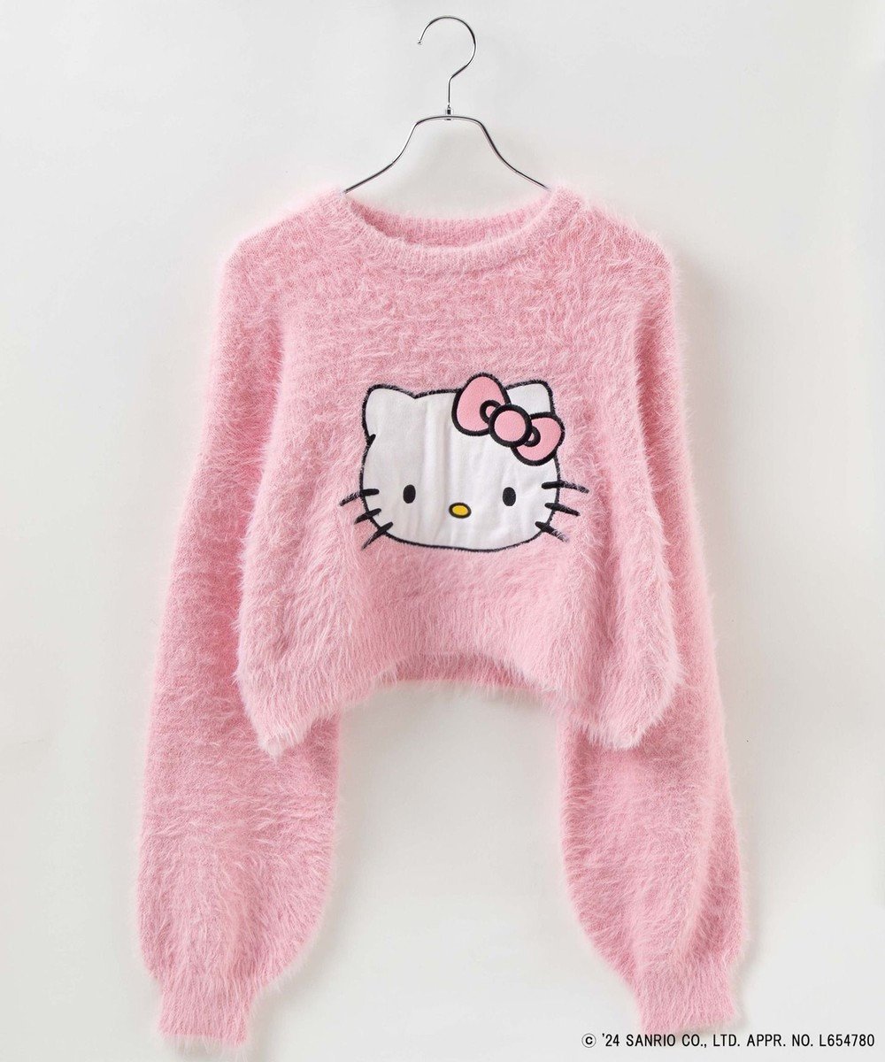 【ウィゴー/WEGO】の【サンリオ】HELLOKITTYコラボシャギーニット インテリア・キッズ・メンズ・レディースファッション・服の通販 founy(ファニー) 　ファッション　Fashion　レディースファッション　WOMEN　トップス・カットソー　Tops/Tshirt　ニット　Knit Tops　NEW・新作・新着・新入荷　New Arrivals　A/W・秋冬　Aw・Autumn/Winter・Fw・Fall-Winter　コラボ　Collaboration　ショート　Short　スマホ　Smartphone　セーター　Sweater　フロント　Front　ロング　Long　再入荷　Restock/Back In Stock/Re Arrival　ピンク|ID: prp329100004236147 ipo3291000000029382375