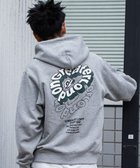 【ウィゴー/WEGO】の【ユニセックス着用ITEM/裏起毛/SMLサイズ展開】リラックスフィットバックロゴジップパーカー 杢グレー|ID:prp329100004236167