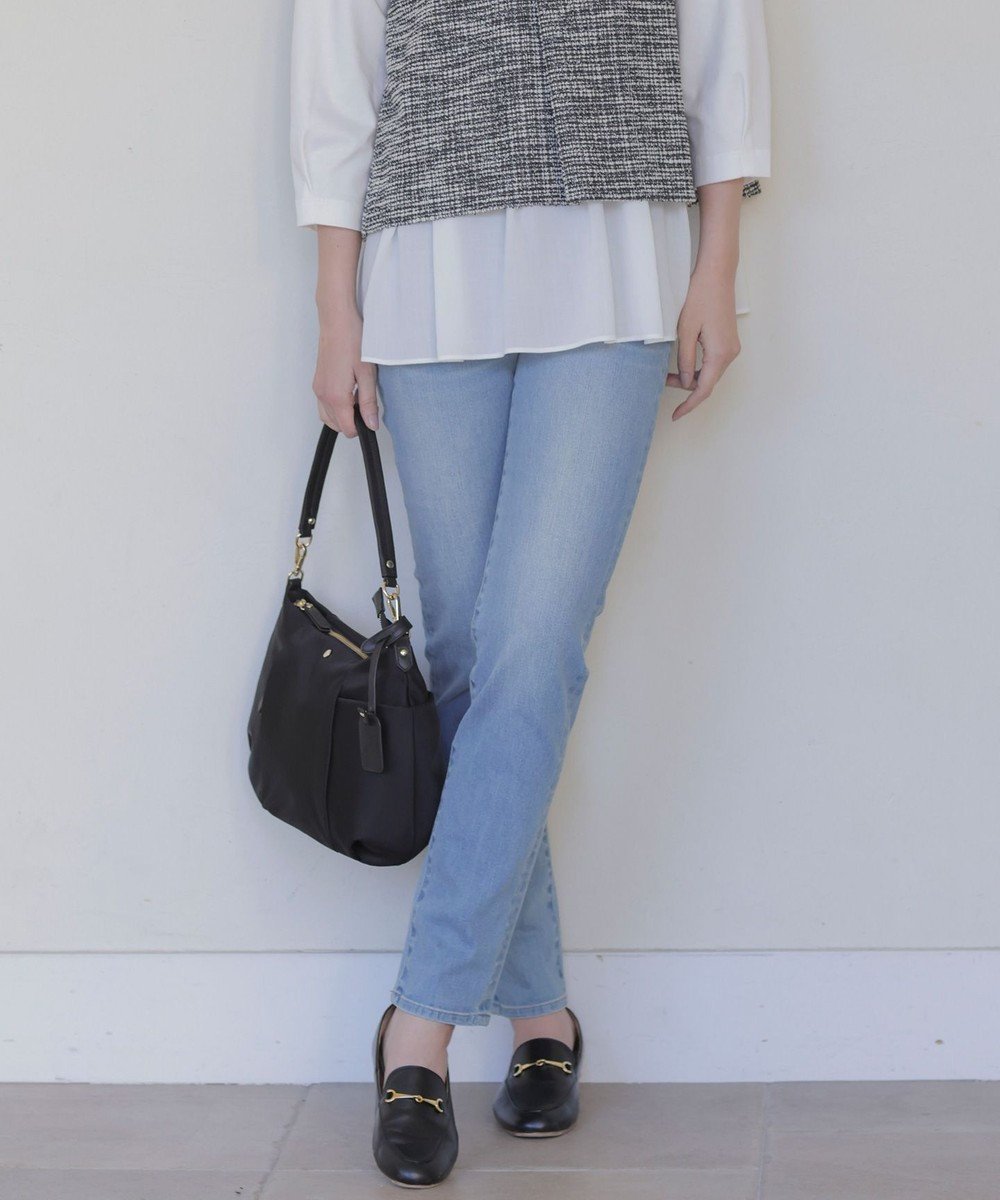 【ジェイ プレス/J.PRESS】の【洗える】BASIC STRETCH DENIM スキニー パンツ 人気、トレンドファッション・服の通販 founy(ファニー) 　ファッション　Fashion　レディースファッション　WOMEN　パンツ　Pants　デニムパンツ　Denim Pants　インディゴ　Indigo　洗える　Washable　スキニー　Skinny　ストレッチ　Stretch　デニム　Denim　バランス　Balance　ブリーチ　Bleach　ポケット　Pocket　ユーズド　Used　A/W・秋冬　Aw・Autumn/Winter・Fw・Fall-Winter　 other-1|ID: prp329100004236197 ipo3291000000031563308