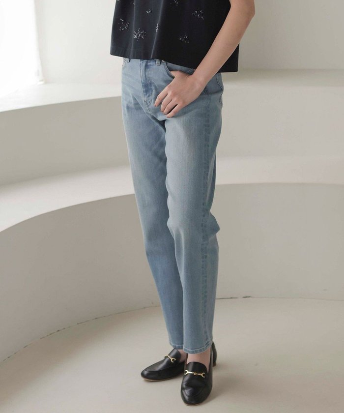 【ジェイ プレス/J.PRESS】の【洗える】BASIC STRETCH DENIM ボーイフィット パンツ インテリア・キッズ・メンズ・レディースファッション・服の通販 founy(ファニー) https://founy.com/ ファッション Fashion レディースファッション WOMEN パンツ Pants デニムパンツ Denim Pants インディゴ Indigo 洗える Washable ストレッチ Stretch デニム Denim フィット Fit ブリーチ Bleach ポケット Pocket ユーズド Used A/W・秋冬 Aw・Autumn/Winter・Fw・Fall-Winter |ID: prp329100004236198 ipo3291000000031988615