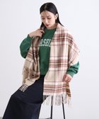 【ムーンバット/MOONBAT】のWEB限定【洗える】ミエル (miel) カシミヤ100% チェックストール ベージュ|ID: prp329100004236200 ipo3291000000029361123