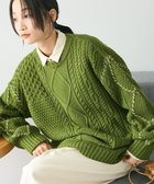 【クラフトスタンダードブティック/CRAFT STANDARD BOUTIQUE】のハンドステッチケーブルニットチュニック 人気、トレンドファッション・服の通販 founy(ファニー) ファッション Fashion レディースファッション WOMEN ワンピース Dress チュニック Tunic シンプル Simple チュニック Tunic バランス Balance プリーツ Pleats ベーシック Basic ポケット Pocket ルーズ Loose ワイド Wide A/W・秋冬 Aw・Autumn/Winter・Fw・Fall-Winter NEW・新作・新着・新入荷 New Arrivals 2024年 2024 2024-2025秋冬・A/W Aw/Autumn/Winter/Fw/Fall/2024-2025 thumbnail Green|ID: prp329100004239399 ipo3291000000029395923