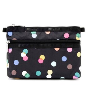 【レスポートサック/LeSportsac】 COSMETIC CLUTCH/マルチカラードッツブラック人気、トレンドファッション・服の通販 founy(ファニー) ファッション Fashion レディースファッション WOMEN バッグ Bag 財布 Wallets ポーチ Pouches NEW・新作・新着・新入荷 New Arrivals おすすめ Recommend カラフル Colorful ジップ Zip ドット Dot ポケット Pocket ポーチ Pouch ランダム Random 旅行 Travel 財布 Wallet |ID:prp329100004239409