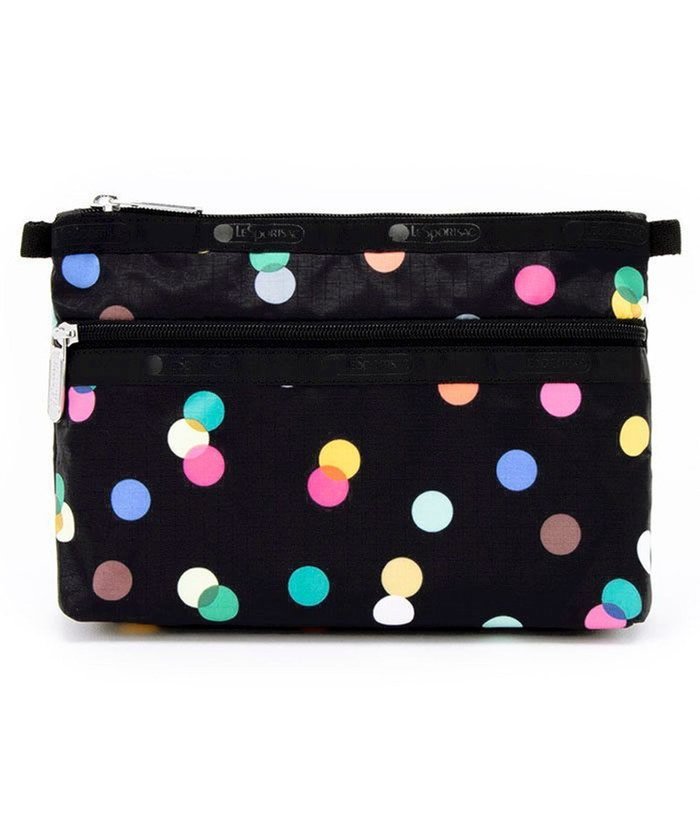 【レスポートサック/LeSportsac】のCOSMETIC CLUTCH/マルチカラードッツブラック インテリア・キッズ・メンズ・レディースファッション・服の通販 founy(ファニー) https://founy.com/ ファッション Fashion レディースファッション WOMEN バッグ Bag 財布 Wallets ポーチ Pouches おすすめ Recommend カラフル Colorful ジップ Zip ドット Dot ポケット Pocket ポーチ Pouch ランダム Random 旅行 Travel 財布 Wallet |ID: prp329100004239409 ipo3291000000029440536