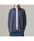 【ジェイ プレス/J.PRESS / MEN】のウールコットン ダブルカバーツイルシャツ ネイビー系|ID: prp329100004239438 ipo3291000000029889123