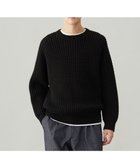 【アンフィーロ/UNFILO / MEN】のウールポップコーン クルーネック ニット 人気、トレンドファッション・服の通販 founy(ファニー) ファッション Fashion メンズファッション MEN トップス・カットソー Tops/Tshirt/Men ニット Knit Tops A/W・秋冬 Aw・Autumn/Winter・Fw・Fall-Winter アクリル Acrylic ウォッシャブル Washable ジップ Zip セーター Sweater ブルゾン Blouson ヴィンテージ Vintage thumbnail ブラック|ID: prp329100004239449 ipo3291000000029396428