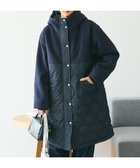 【クラフトスタンダードブティック/CRAFT STANDARD BOUTIQUE】のキルト切替フードコート Navy|ID:prp329100004239470