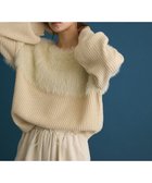 【グリーンパークス/Green Parks】の・Petit Fleur シャギーキリカエニット Ivory|ID: prp329100004239501 ipo3291000000032569669