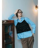 【イェッカ ヴェッカ/YECCA VECCA】のロングシャツ Blue|ID: prp329100004239512 ipo3291000000029397124