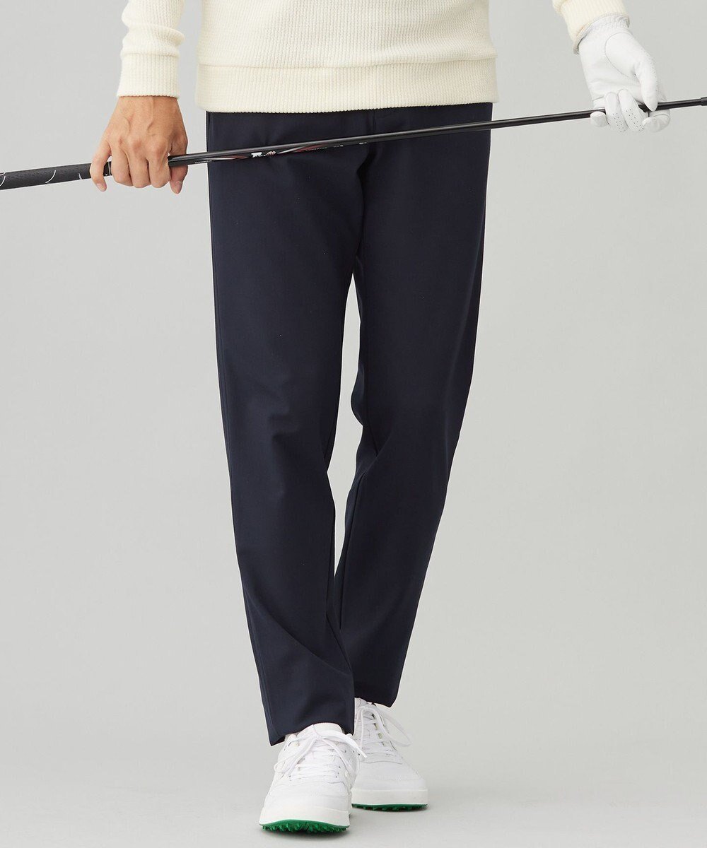 【23区 ゴルフ/23区GOLF / MEN】の【MEN】ストレッチ起毛パンツ インテリア・キッズ・メンズ・レディースファッション・服の通販 founy(ファニー) 　ファッション　Fashion　メンズファッション　MEN　ボトムス　Bottoms/Men　NEW・新作・新着・新入荷　New Arrivals　A/W・秋冬　Aw・Autumn/Winter・Fw・Fall-Winter　ゴルフ　Golf　ストレッチ　Stretch　再入荷　Restock/Back In Stock/Re Arrival　冬　Winter　定番　Standard　ブラック系|ID: prp329100004239602 ipo3291000000029397605