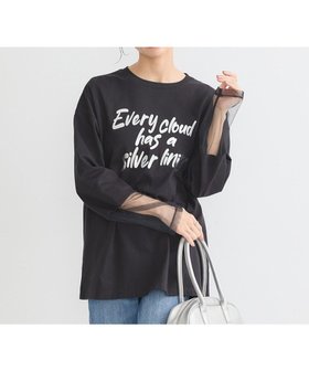 【アースミュージックアンドエコロジー/earth music&ecology】 箔プリントグラフィックロンTee人気、トレンドファッション・服の通販 founy(ファニー) ファッション Fashion レディースファッション WOMEN トップス・カットソー Tops/Tshirt シャツ/ブラウス Shirts/Blouses ロング / Tシャツ T-Shirts カットソー Cut and Sewn NEW・新作・新着・新入荷 New Arrivals A/W・秋冬 Aw・Autumn/Winter・Fw・Fall-Winter おすすめ Recommend インナー Inner カットソー Cut And Sew カーディガン Cardigan ジャケット Jacket チュール Tulle フェミニン Feminine フロント Front プリント Print ポケット Pocket |ID:prp329100004239630