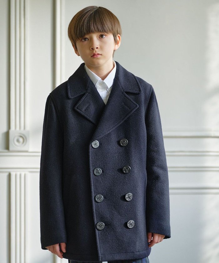 【ジェイ プレス/J.PRESS / KIDS】の【150-170cm】ピーコート インテリア・キッズ・メンズ・レディースファッション・服の通販 founy(ファニー) https://founy.com/ ファッション Fashion キッズファッション KIDS アウター Coat Outerwear /Kids 2024年 2024 2024-2025秋冬・A/W Aw/Autumn/Winter/Fw/Fall/2024-2025 A/W・秋冬 Aw・Autumn/Winter・Fw・Fall-Winter 冬 Winter おすすめ Recommend キルティング Quilting ジャケット Jacket スマホ Smartphone フォーマル Formal エレガント 上品 Elegant |ID: prp329100004242205 ipo3291000000029424585