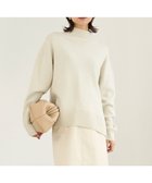 【アンフィーロ 自由区/UNFILO】の【洗える】カシミヤブレンド ハイネック ラメニット シルバーラメ|ID: prp329100004242241 ipo3291000000032603426