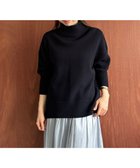 【アンフィーロ 自由区/UNFILO】の【洗える】カシミヤブレンド ハイネック ラメニット ネイビーラメ|ID: prp329100004242241 ipo3291000000032603427