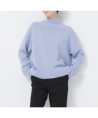 【アンフィーロ 自由区/UNFILO】の【洗える】カシミヤブレンド ハイネックニット サックス|ID: prp329100004242242 ipo3291000000033184406