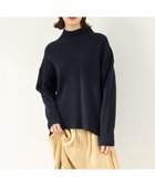 【アンフィーロ 自由区/UNFILO】の【洗える】カシミヤブレンド ハイネックニット ネイビー|ID: prp329100004242242 ipo3291000000033184408