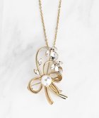 【トッカ/TOCCA】のRIBBON&FLOWER BROOCH NECKLACE 2セット ブローチネックレス 人気、トレンドファッション・服の通販 founy(ファニー) ファッション Fashion レディースファッション WOMEN ジュエリー Jewelry ネックレス Necklaces アクセサリー Accessories シンプル Simple チェーン Chain ドレス Dress ネックレス Necklace パール Pearl ビジュー Bijou フェミニン Feminine フラワー Flower ブローチ Brooch モチーフ Motif リボン Ribbon リュクス Luxe ループ Loop S/S・春夏 Ss・Spring/Summer NEW・新作・新着・新入荷 New Arrivals 夏 Summer セレモニー Ceremony 2025年 2025 thumbnail ゴールド系|ID: prp329100004242291 ipo3291000000029425142