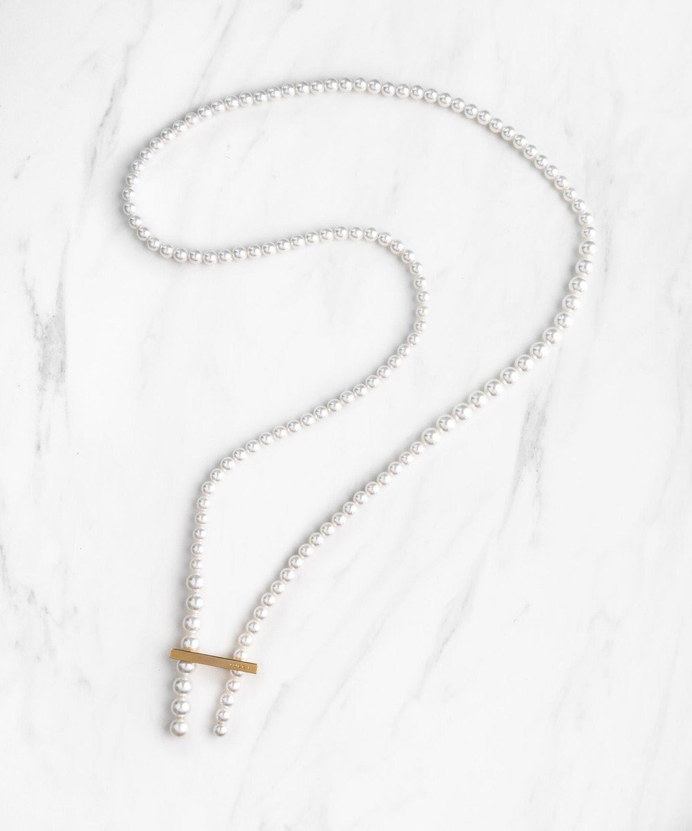 【トッカ/TOCCA】のRANDOM PEARL LARIAT NECKLACE ネックレス インテリア・キッズ・メンズ・レディースファッション・服の通販 founy(ファニー) 　ファッション　Fashion　レディースファッション　WOMEN　ジュエリー　Jewelry　ネックレス　Necklaces　2025年　2025　S/S・春夏　Ss・Spring/Summer　おすすめ　Recommend　アクセサリー　Accessories　グラデーション　Gradation　シンプル　Simple　セレモニー　Ceremony　トレンド　Trend　ネックレス　Necklace　パール　Pearl　夏　Summer　ゴールド系|ID: prp329100004242293 ipo3291000000029425162