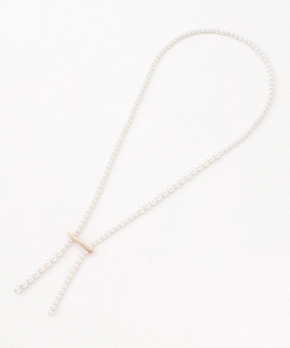 【トッカ/TOCCA】のRANDOM PEARL LARIAT NECKLACE ネックレス インテリア・キッズ・メンズ・レディースファッション・服の通販 founy(ファニー) 　ファッション　Fashion　レディースファッション　WOMEN　ジュエリー　Jewelry　ネックレス　Necklaces　2025年　2025　S/S・春夏　Ss・Spring/Summer　おすすめ　Recommend　アクセサリー　Accessories　グラデーション　Gradation　シンプル　Simple　セレモニー　Ceremony　トレンド　Trend　ネックレス　Necklace　パール　Pearl　夏　Summer　ピンクゴールド系|ID: prp329100004242293 ipo3291000000029425163