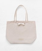 【トッカ/TOCCA】の【WEB限定・A4サイズ対応】BICOLOR RIBBON ECOBAG エコバッグ ベージュ系|ID:prp329100004243307