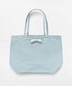 【トッカ/TOCCA】の【WEB限定・A4サイズ対応】BICOLOR RIBBON ECOBAG エコバッグ ブルー系|ID:prp329100004243307