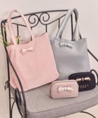 【トッカ/TOCCA】の【WEB限定・A4サイズ対応】BICOLOR RIBBON ECOBAG エコバッグ 人気、トレンドファッション・服の通販 founy(ファニー) ファッション Fashion レディースファッション Fashion for Women バッグ Bags 2025年 2025 2025春夏・S/S Spring/Summer 2025 SS25 夏 Summer S/S・春夏 SS, Spring/Summer, Warm Season thumbnail ピンク系|ID: prp329100004243307 ipo3291000000035710597