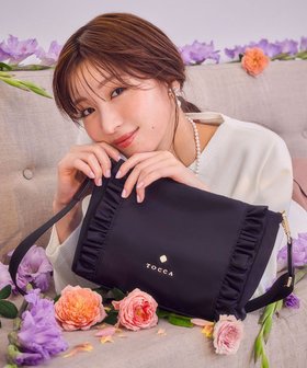 【トッカ/TOCCA】 【撥水】TRIM WAVES POCHETTE ポシェットバッグ人気、トレンドファッション・服の通販 founy(ファニー) ファッション Fashion レディースファッション WOMEN バッグ Bag ショルダー Shoulder ジップ Zip 財布 Wallet フリル Frills ポケット Pocket ポシェット Pochette ポーチ Pouch マグネット Magnet リュクス Luxe S/S・春夏 Ss・Spring/Summer NEW・新作・新着・新入荷 New Arrivals 夏 Summer 旅行 Travel 2025年 2025 |ID:prp329100004243310