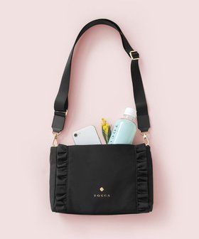 【トッカ/TOCCA】の【撥水】TRIM WAVES POCHETTE ポシェットバッグ 人気、トレンドファッション・服の通販 founy(ファニー) ファッション Fashion レディースファッション WOMEN バッグ Bag ショルダー Shoulder ジップ Zip 財布 Wallet 雑誌 Magazine フリル Frills ポケット Pocket ポシェット Pochette ポーチ Pouch マグネット Magnet リュクス Luxe S/S・春夏 Ss・Spring/Summer 夏 Summer 旅行 Travel 2025年 2025 2025春夏・S/S Ss,Spring/Summer,2025 |ID:prp329100004243310