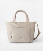 【トッカ/TOCCA】の【サスティナブル素材・撥水】CONCURSIO NYLON TOTE トートバッグ ライトベージュ系|ID:prp329100004243313