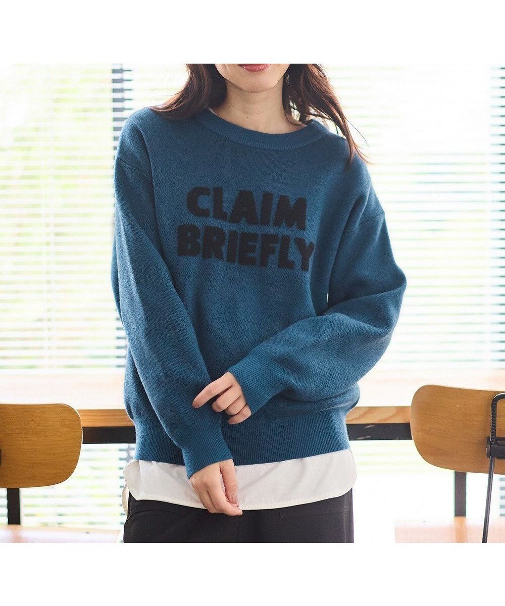 【エニー/ANY】の【洗濯機可】スウェットライクフェザーロゴニット 人気、トレンドファッション・服の通販 founy(ファニー) ファッション Fashion レディースファッション Fashion for Women トップス・カットソー Cut & Sew Tops ニット Knit Tops & Sweaters レディースパーカー・カジュアルフーディー Casual Hoodies & Sweatshirts スウェット・クルーネックトップス Sweatshirts & Crewnecks / Relaxed Fit Sweat Tops おすすめ Recommended / Our Picks インナー Innerwear セーター Sweater, Knitwear タートルネック Turtleneck, High Neck トレンド Trend, Trending Now フェザー Feather, Feather Detail 冬 Winter / This Winter A/W・秋冬 Autumn/Winter other-1|ID: prp329100004243321 ipo3291000000034296614